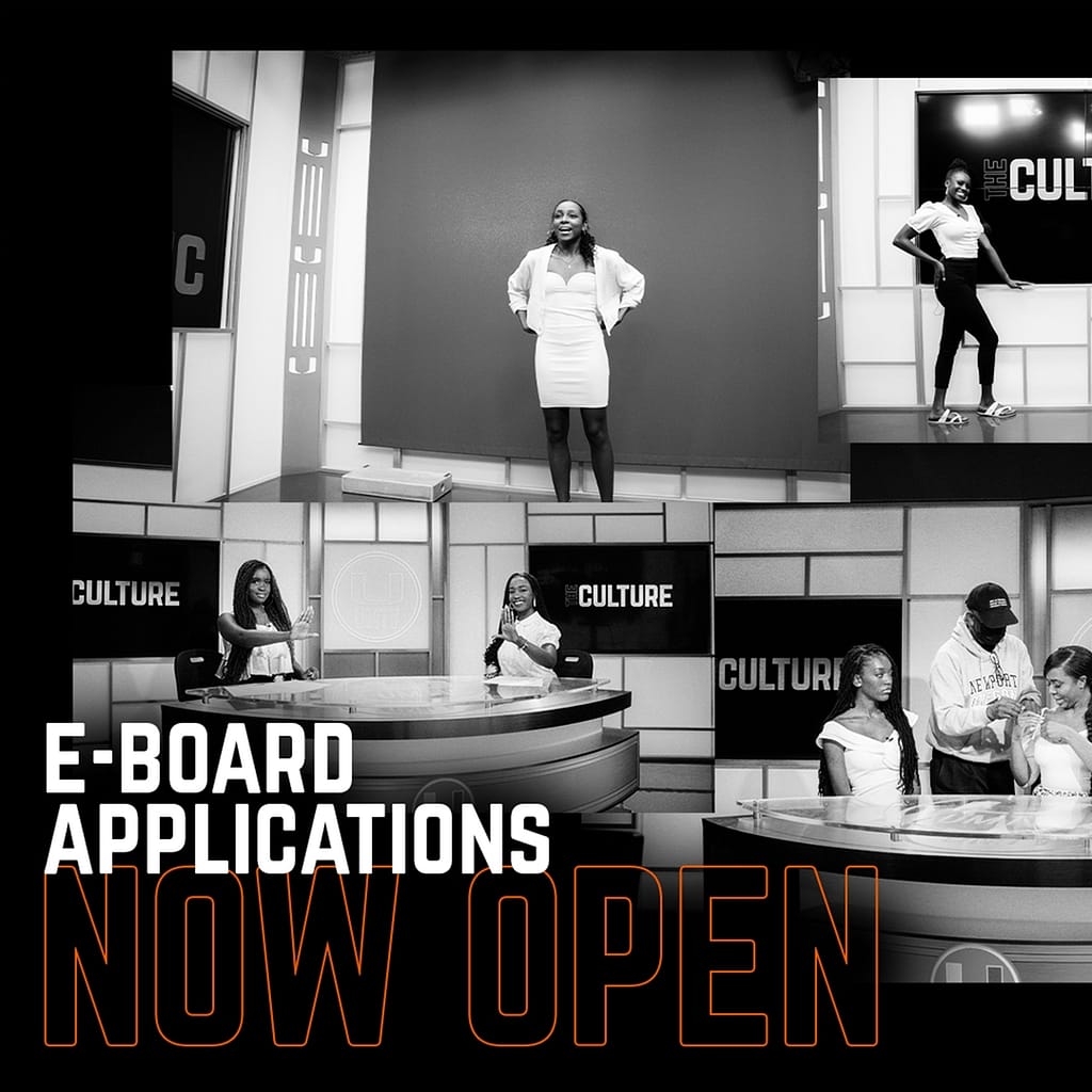 Social post for executive board applications.